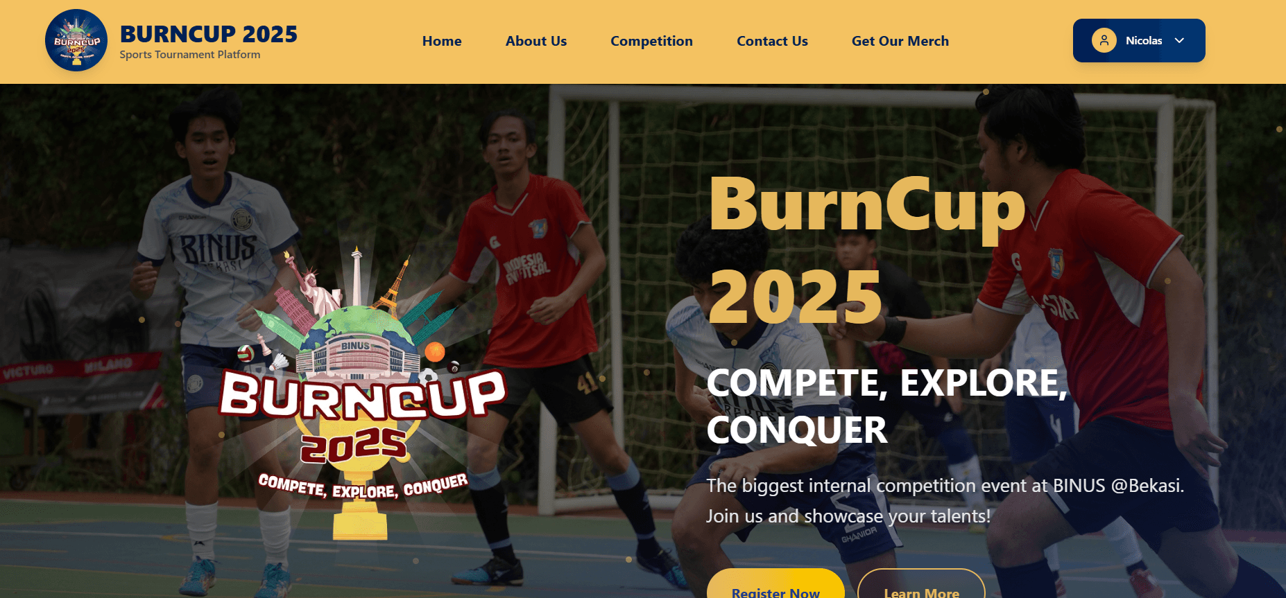 Screenshot of Burncup
